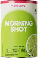 Morning Shot sabor Limão - Classic Size (144g) - Sublyme | Suplemento em Pó com Vitamina C, Vitamina D, Própolis e Cúrcuma | Efeito Anti-Inflamatório, Auxílio à Imunidade, Ação Antioxidante, Aporte de Vitaminas e Minerais.
