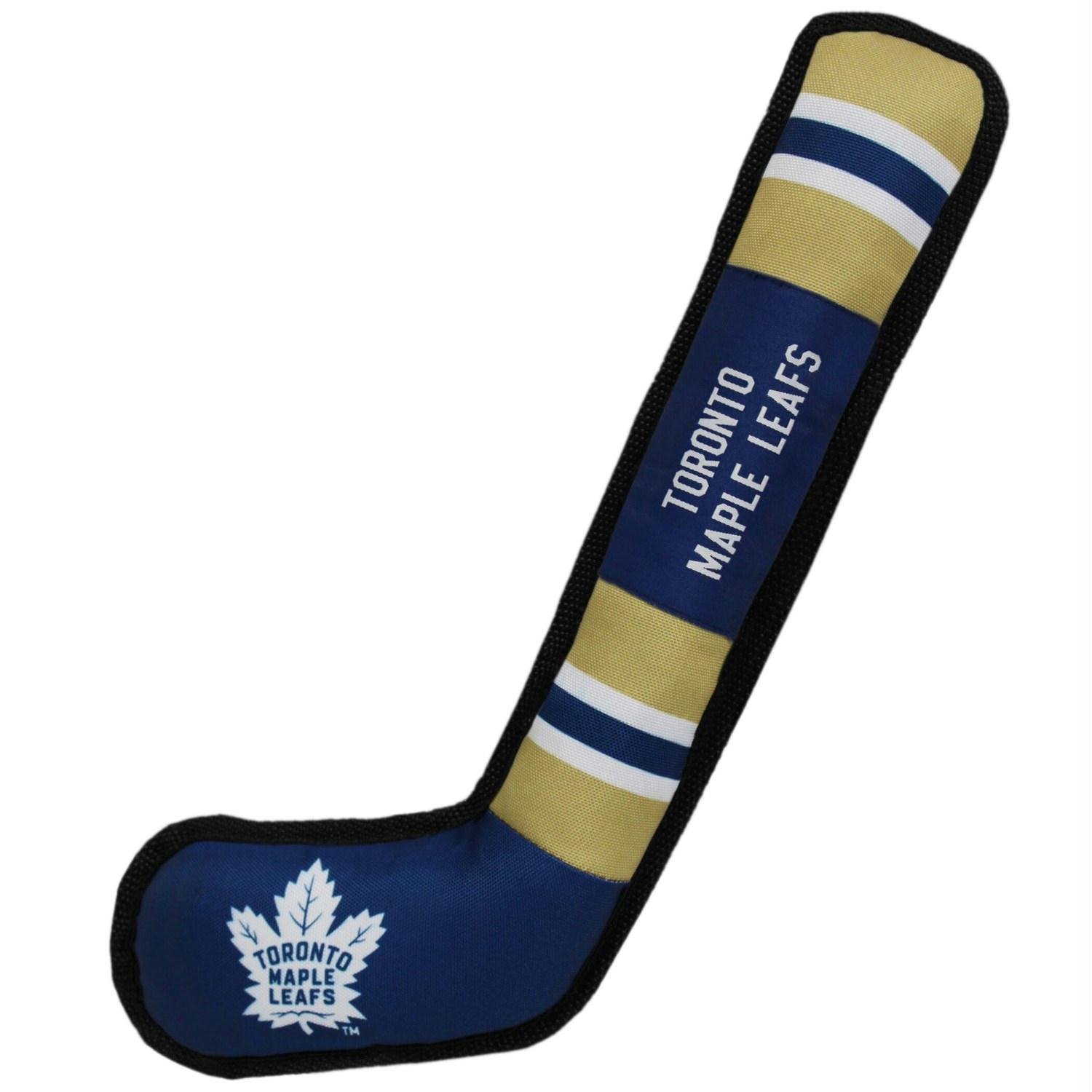 Pets First NHL Toronto Maple Leafs Stick Toy for Dogs & Cats. Play Hockey with Your Pet with This Licensed Dog Tough Toy Reward!