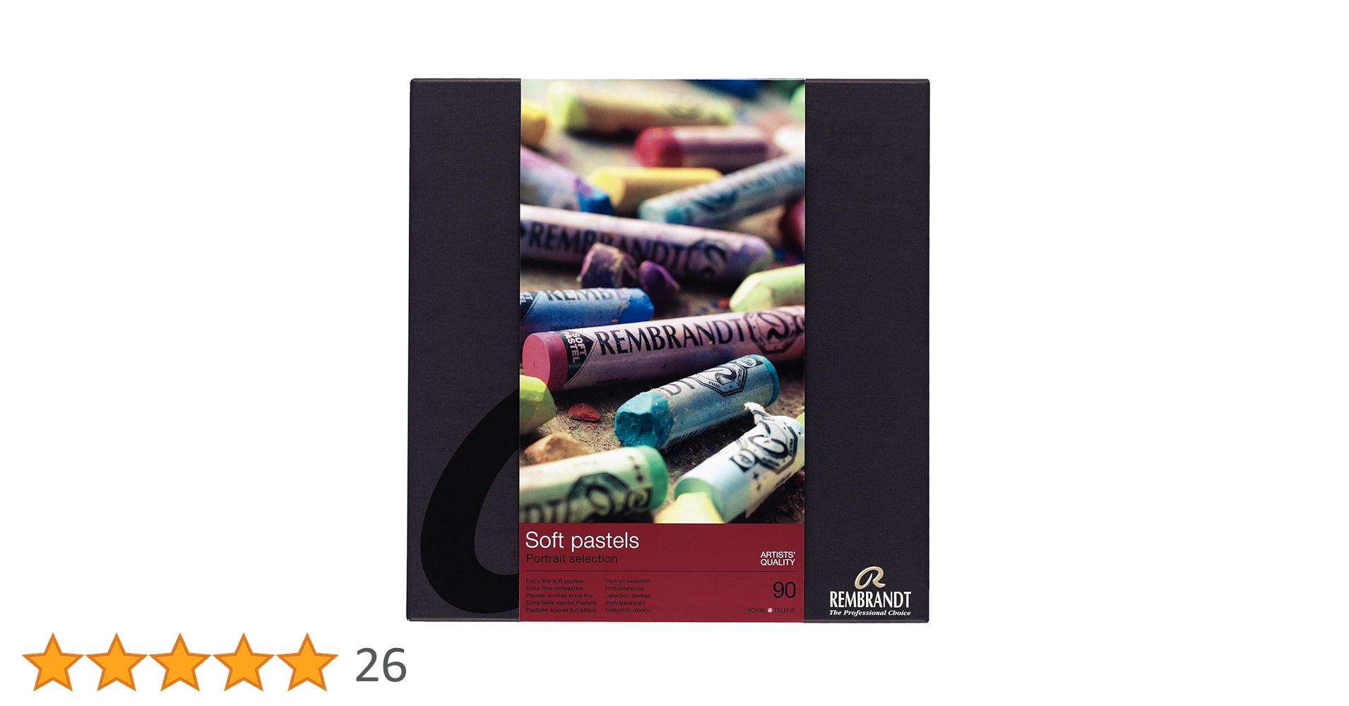 Amazon | ターレンス レンブラント ソフトパステル 90色セット 人物画
