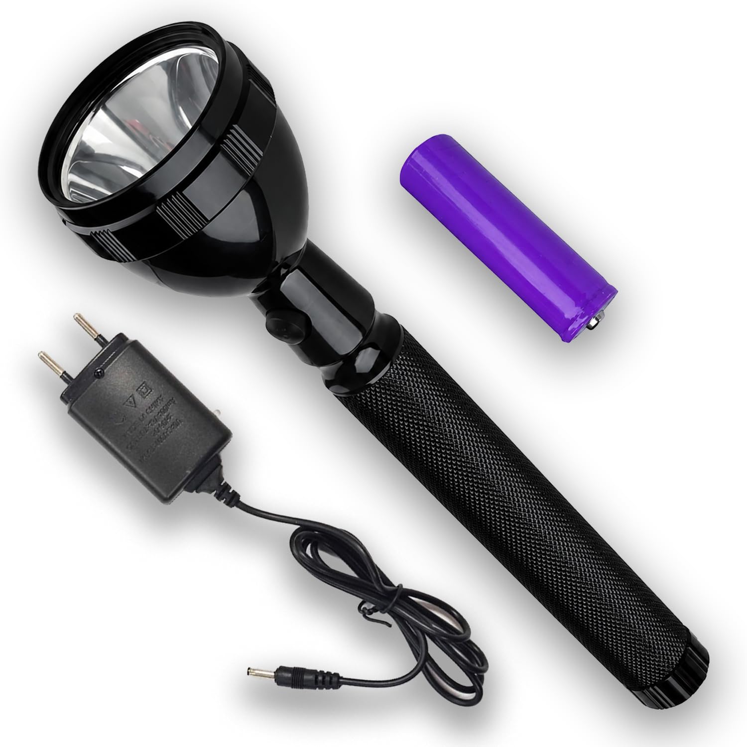 High Power Emergency Torch with USB Rechargeable Battery, Long Beam Flashlight for Daily Outdoor Use-image-20