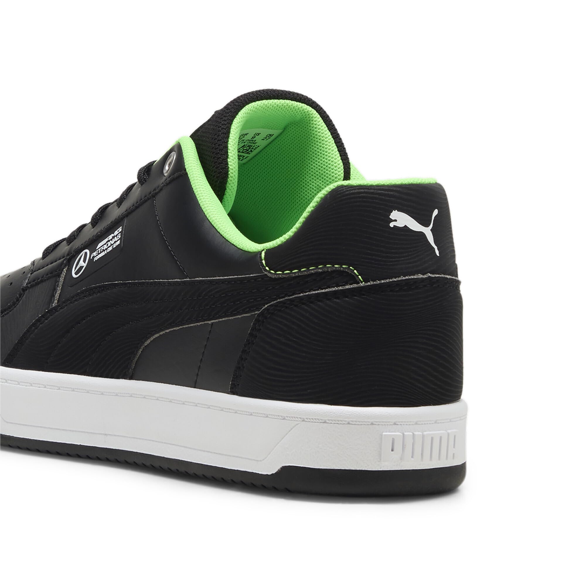 PUMA Zapatillas Mercedes-AMG Petronas F1® Caven 2.0 Unisex 44 Black Fizzy Green ┃Zapatillas de Motorsport Unisex para Adultos