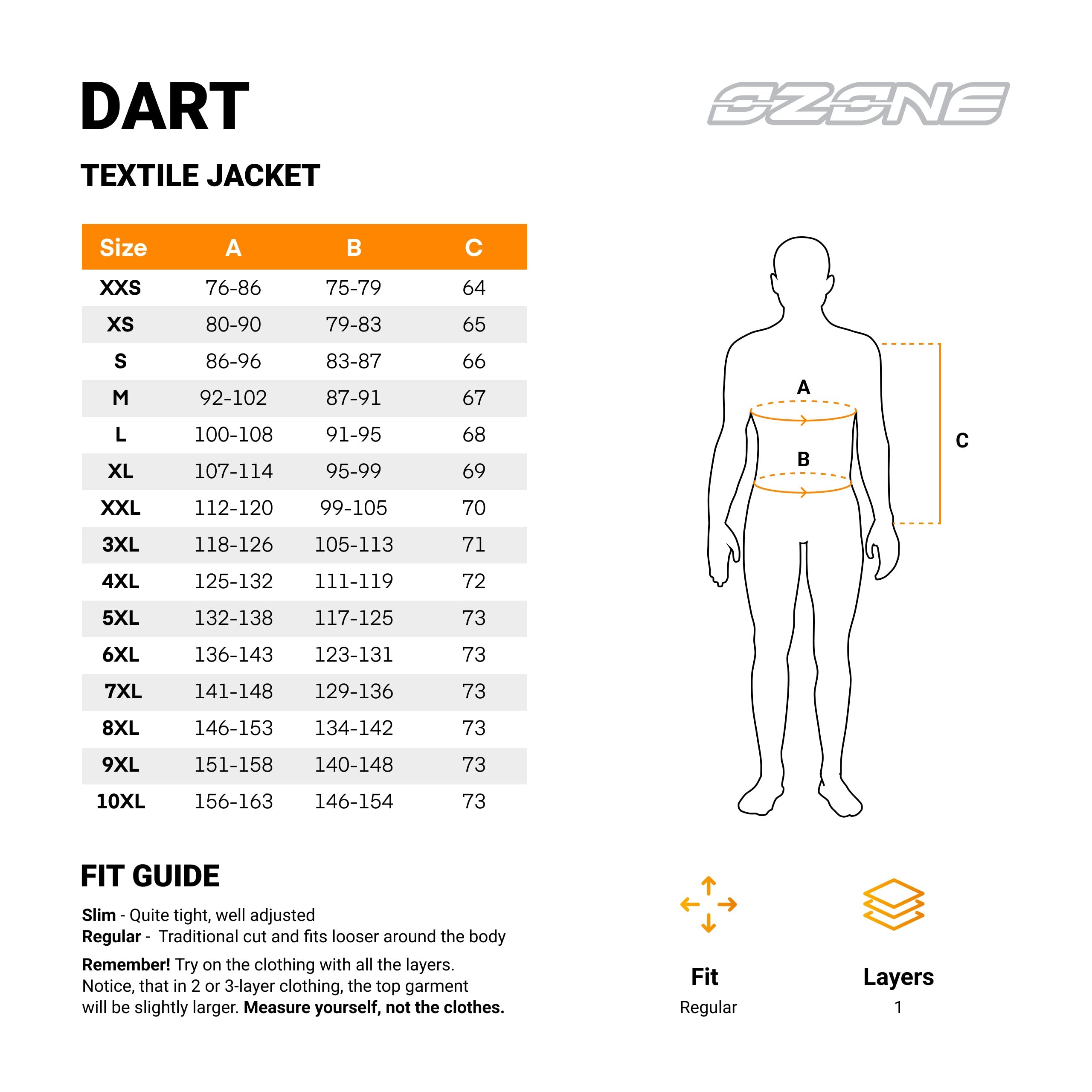 OZONE MOTO Dart Chaqueta de Moto Hombre | Textil | Protectores de Codos y Hombros | Elementos Reflectantes | Paneles de Malla | 4 Bolsillos