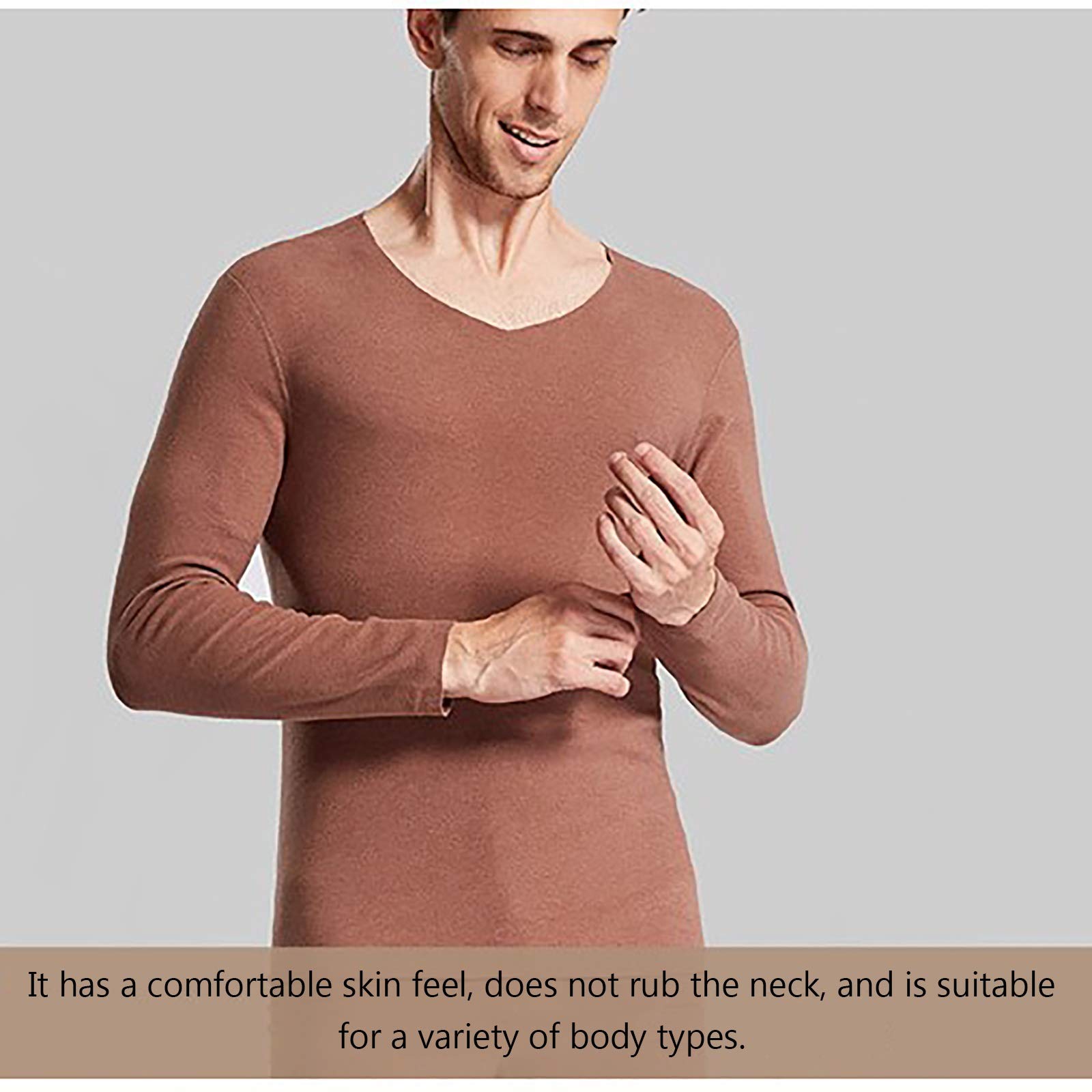 G&F Hombres Ropa Interior Térmica Capa Base Manga Larga Calzoncillos Largos Pantalones Legging Respirable Invierno