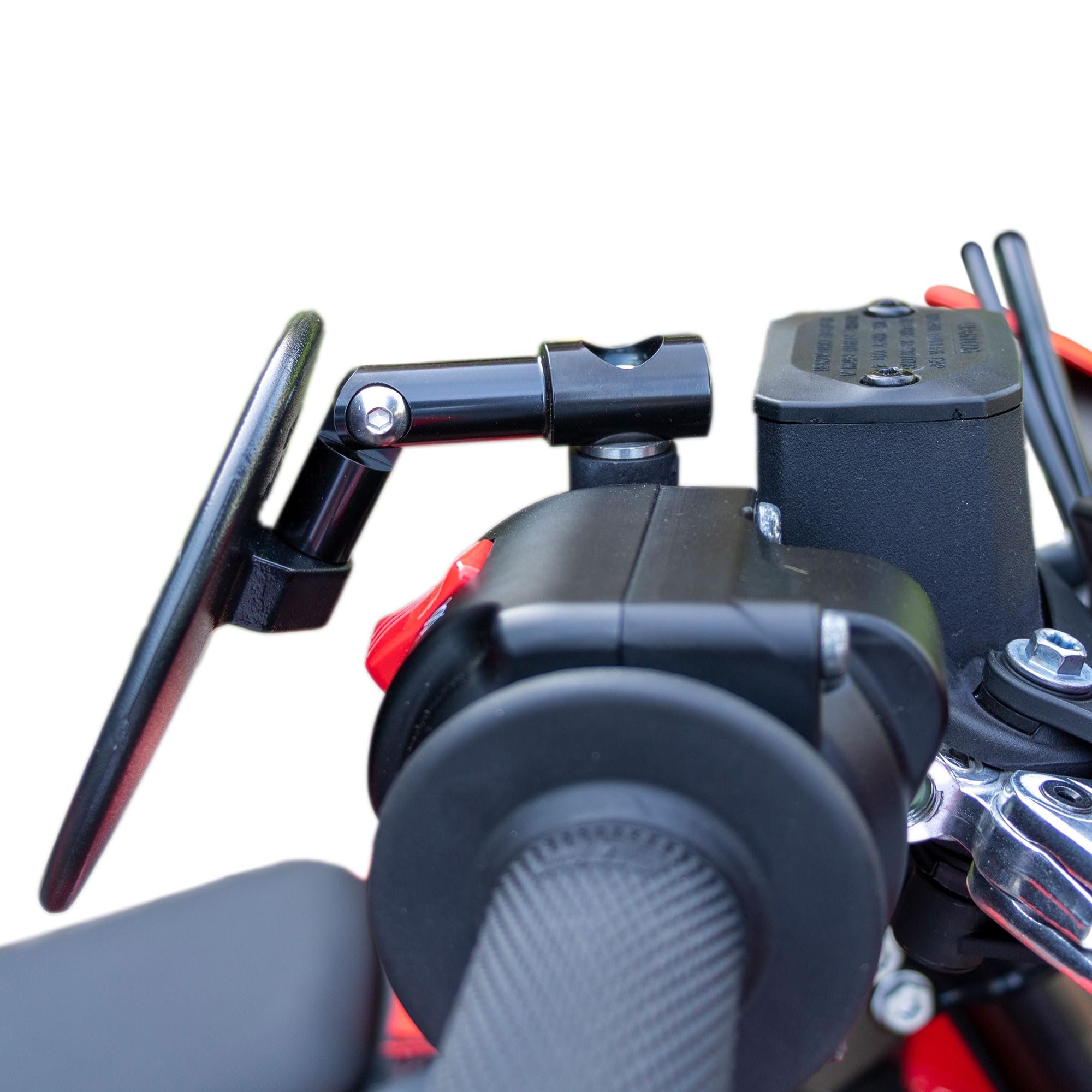 Shin Yo Spiegel SET kompatibel mit Ducati, Spiegel Komplettset PlugNplay Shin Yo & Neubert Racing inkl. Adapter und Schrauben für M10 Spiegeladapter (Rechts-& Linksgewinde)