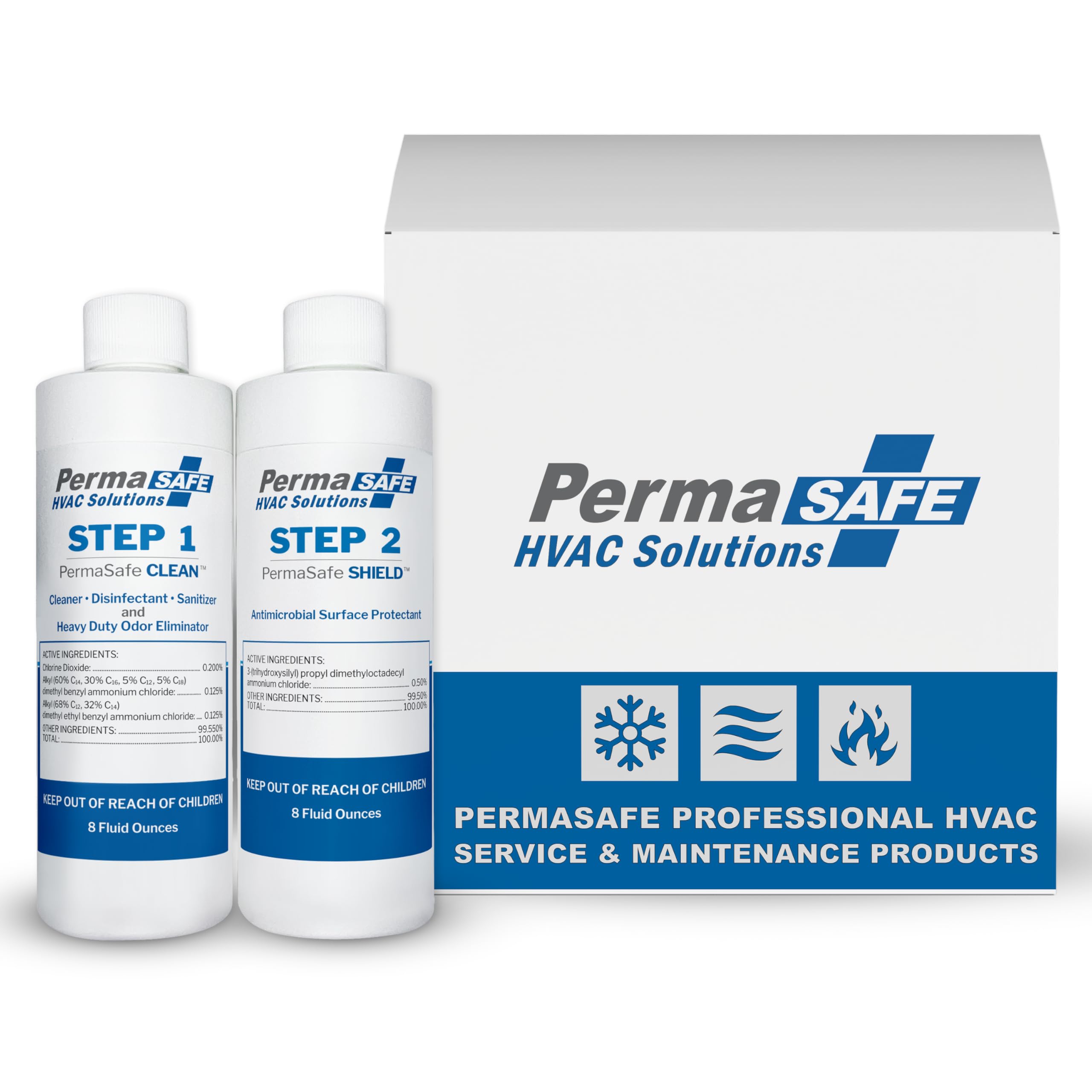 PermaSafe HVAC Solutions System & Air Duct Hygiene Maintenance Kit