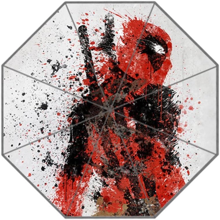 Foldable Umbrella Custom Personalized Deadpool Rain Umbrella Parasol