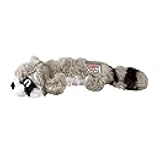 Scrunch Knots Raccoon - Internal Knotted Ropes and Minimal Stuffing for Less Mess - For Medium/Large Dogs