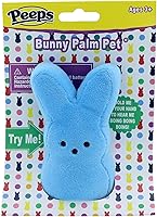 Vista 1 de Animal Adventure Peeps 4" Juguete de peluche de conejo Palm Pet coleccionable Azul