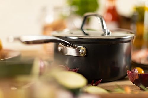 Miniatura 5 de Kuhn Rikon Easy Pro - Cacerola antiadherente con tapa de cristal, 7.1 in