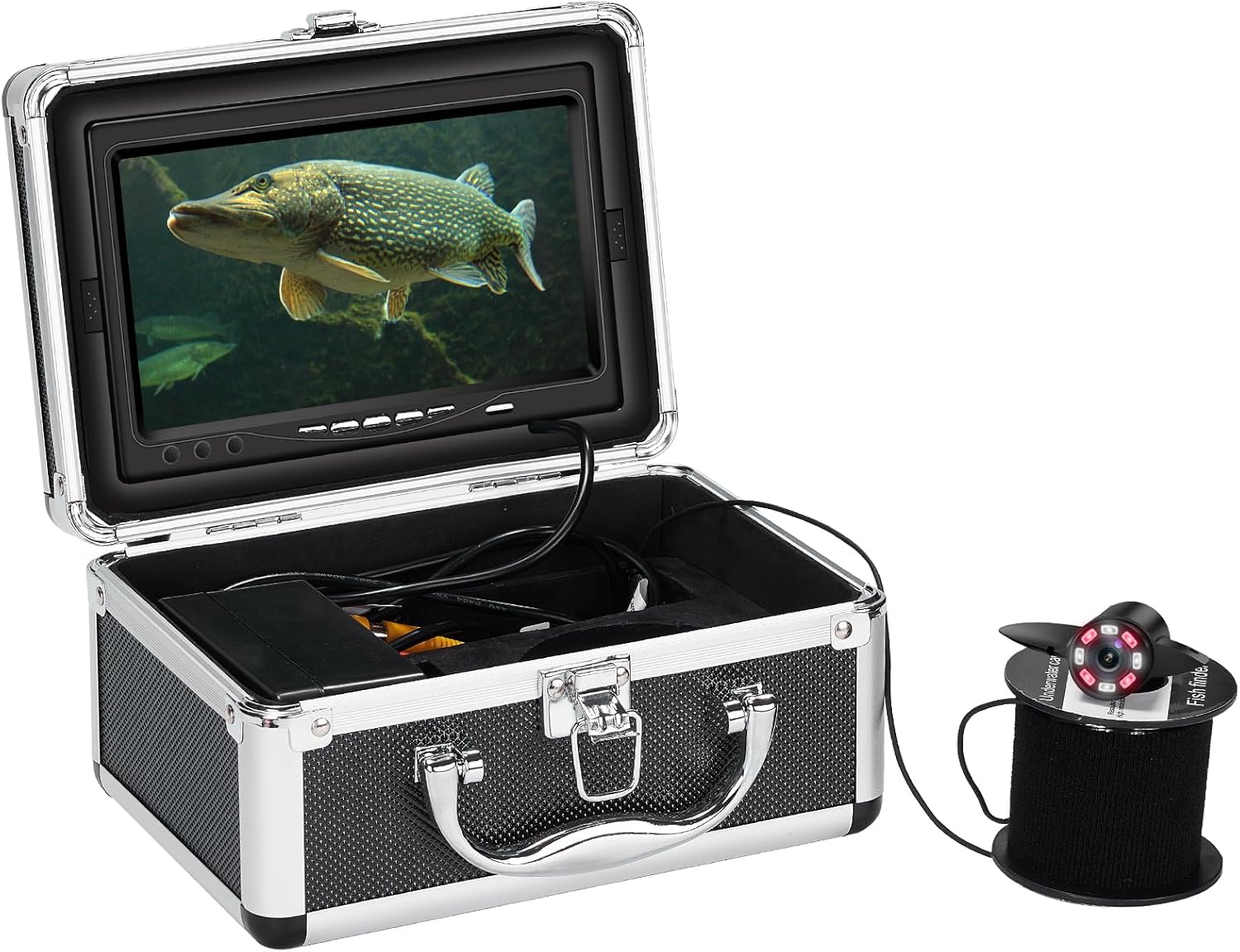 LikeCoo Underwater Fishing Camera, Ice Fishing Camera w/DVR, 720P Portable Video