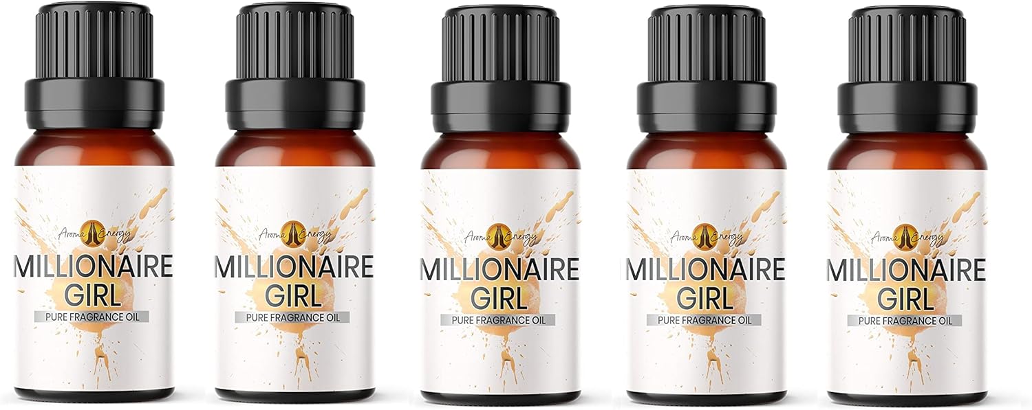 Aroma Energy Millionaire Girl Fragrance Oil 50ml (5 x 10ml) Highly