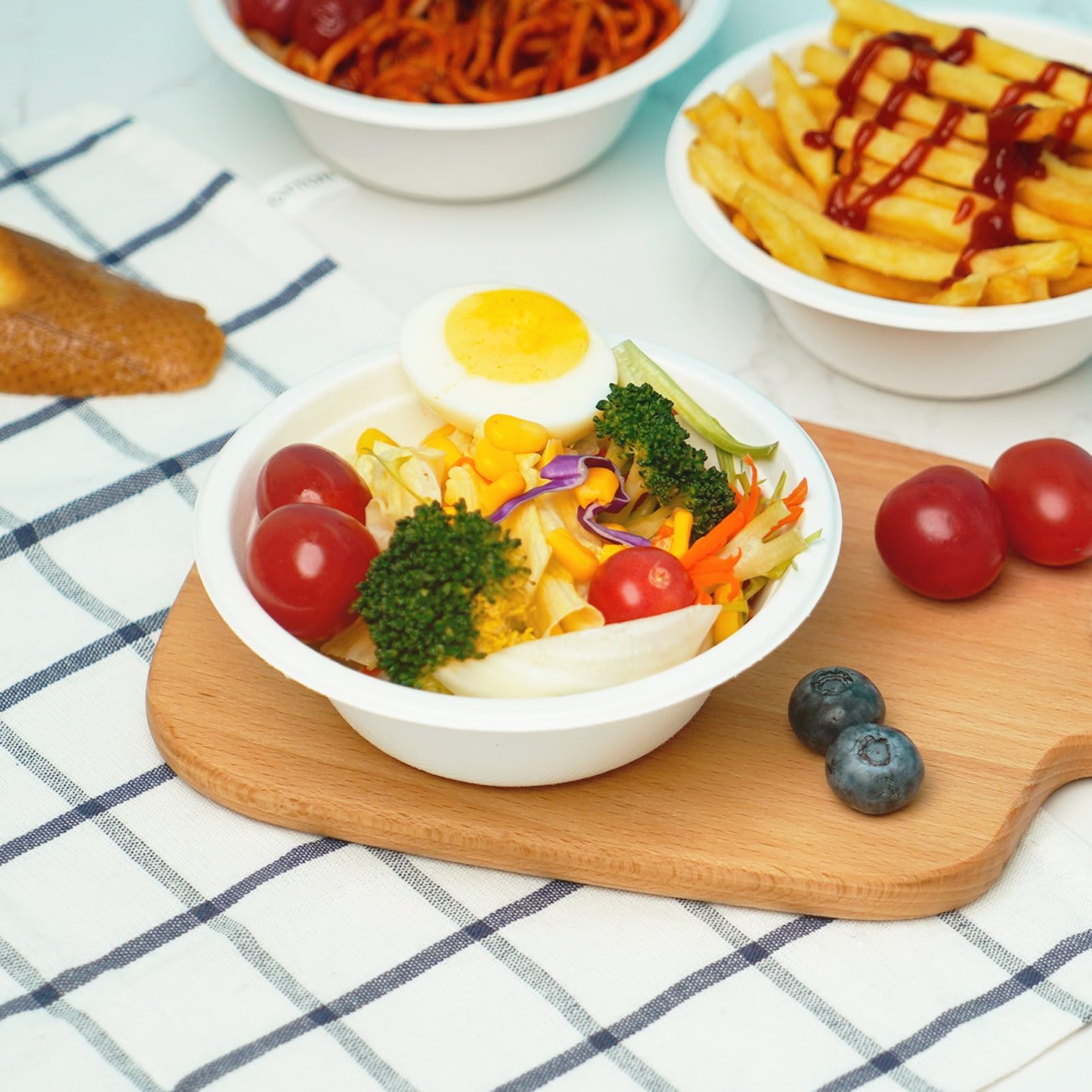 Eco-Friendly Paper Bowls - 200 Count -8