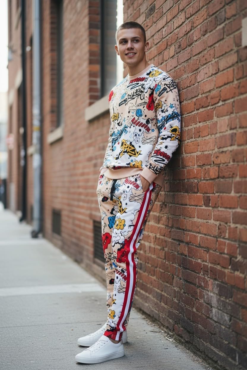 SCREENSHOT SIGNATURE F11076 Premium Fleece Streetwear Graphic Crew Neck Sweatshirt - Classic Fit - Image 5