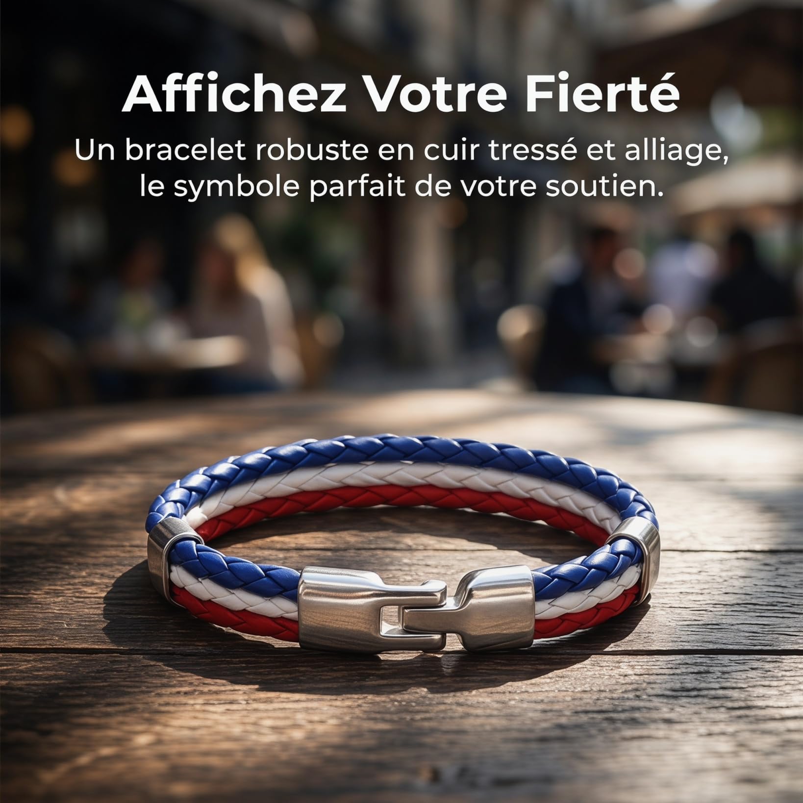 GALPADA Bracelets Pays Drapeau Match de Football Accessoires à Tisser Bijoux