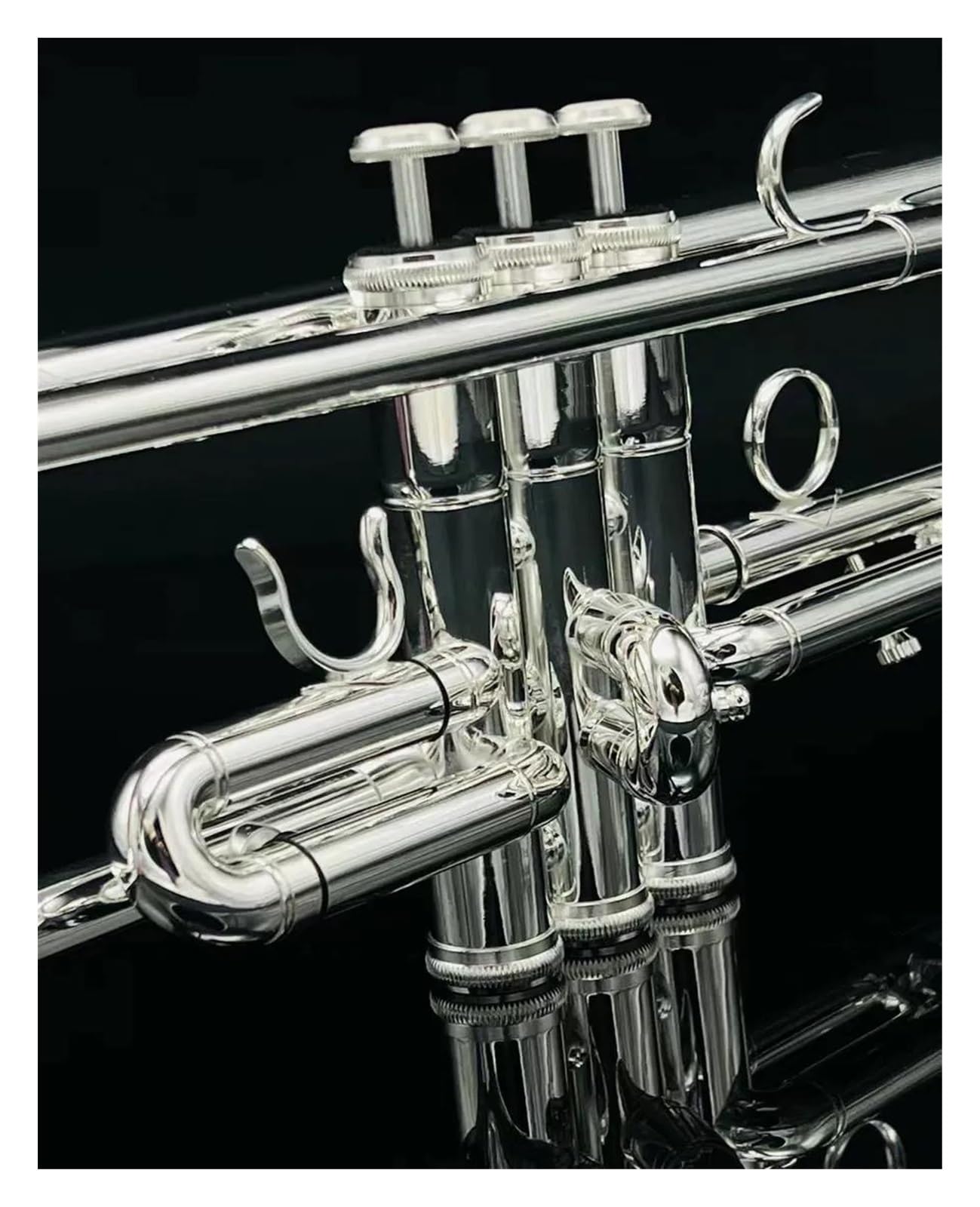 trąbka instrument Instrument Muzyczny Trąbkowy, Posrebrzany, Profesjonalny Instrument Muzyczny Trąbkowy