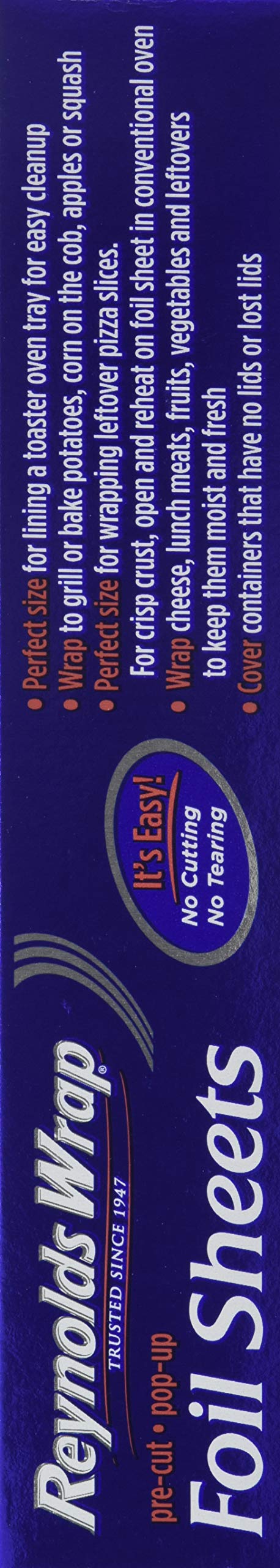Reynolds Folie aluminiowe do owijania, 50 sztuk (9 sztuk)