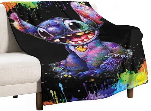 Miniatura 2 de Manta de franela suave de dibujos animados, bonita manta adecuada para niños y adultos, adecuada para decorar el sofá de la habitación, 50 x 40