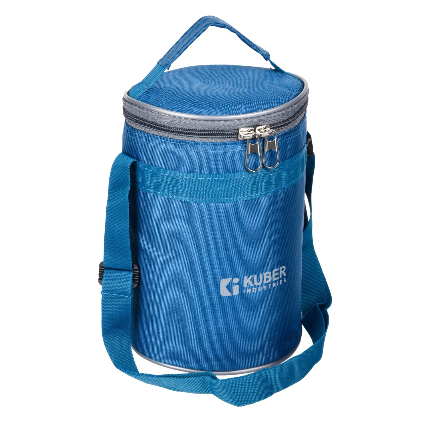 Kuber Industries Lunch Bag | Lunch Bag for Office | Lunch Bag for College | Reusable Lunch Bag | Lunch Bag for Adults | Lunch Bag with Handle | Insulated Lunch Bag | Sky Blue-image-27