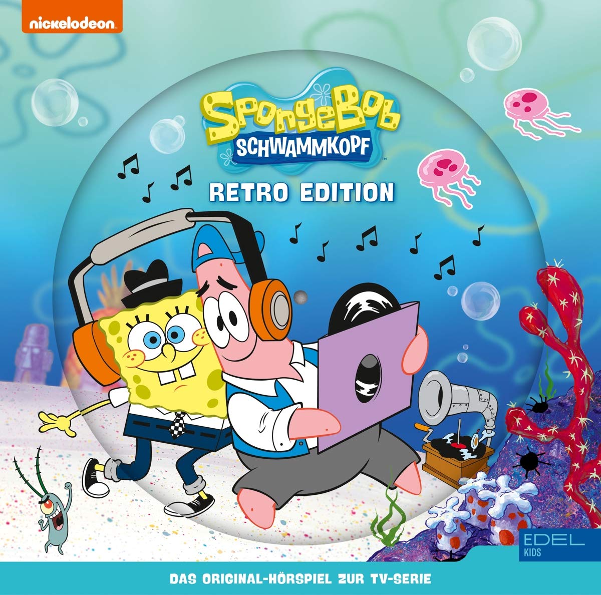 SpongeBob Schwammkopf - Das Original-Hörspiel zur TV-Serie in der Retro-Edition als Picture Vinyl (Limitierte Auflage) [Vinyl LP]