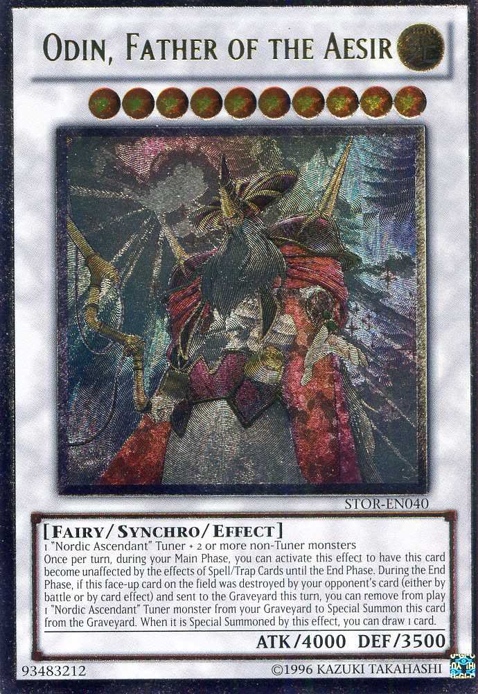 Yu-gi-oh! - Odin, Father Of The Aesir (Stor- En040) - Storm Of