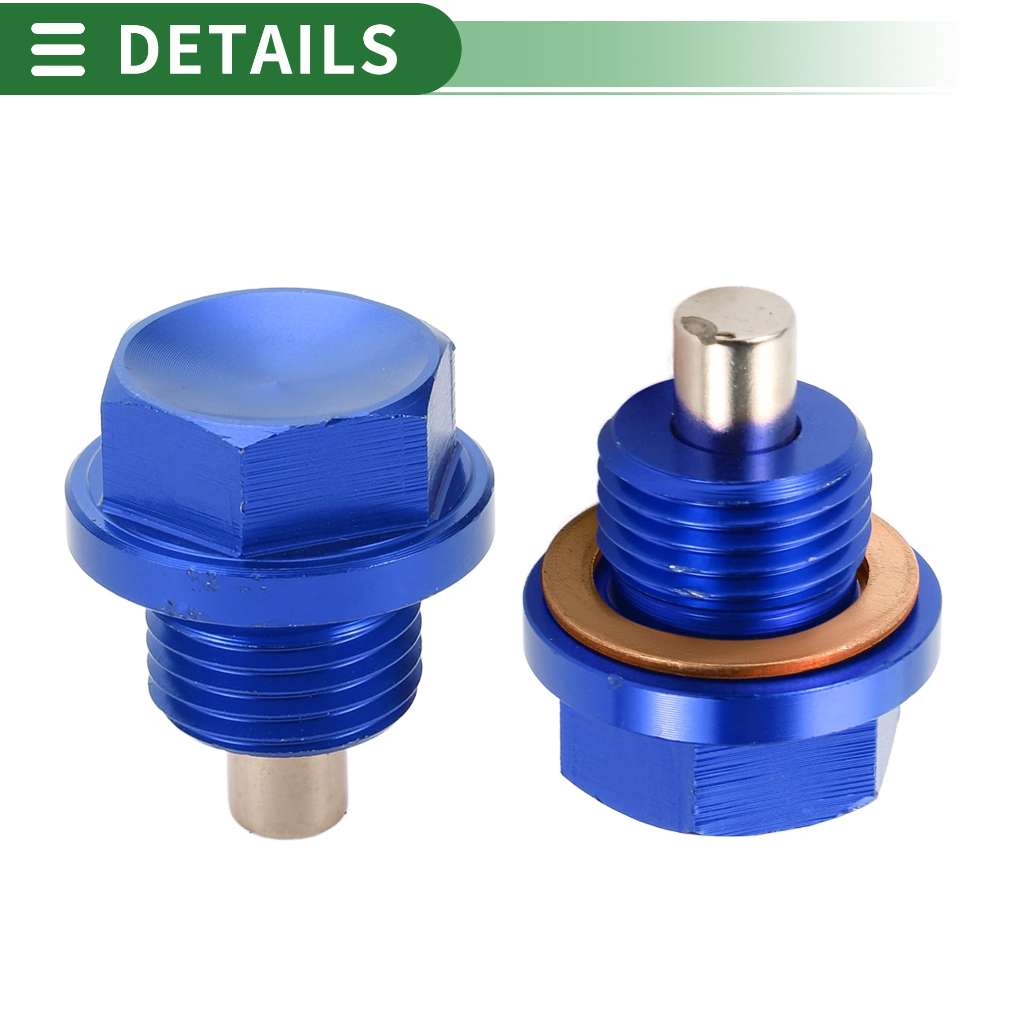 Boulon De Vidange M16x1.5 Universel En Alliage D'aluminium Bleu - Remplacement Facile Pour Carter D'huile
