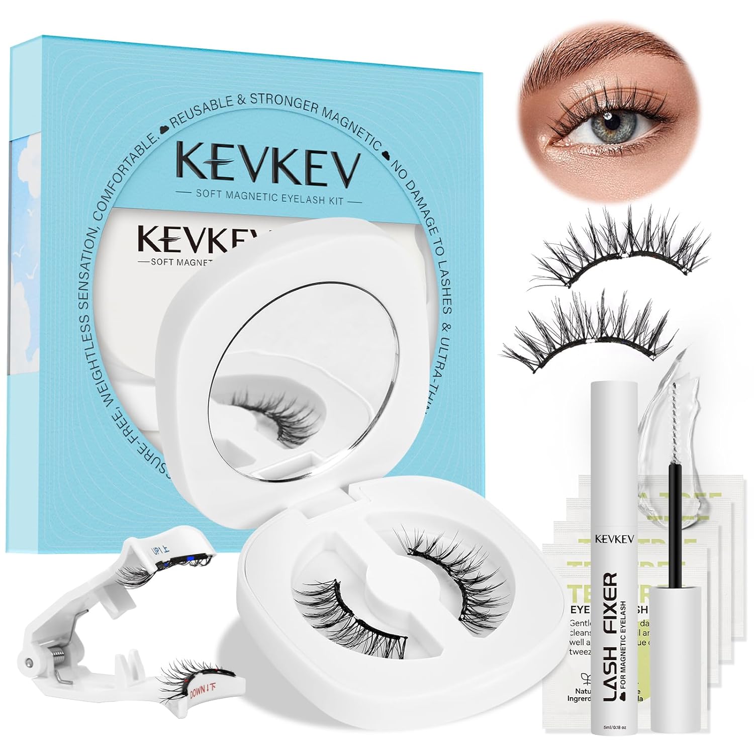 "KevKev Magnetic Eyelashes Kit" - Image 2
