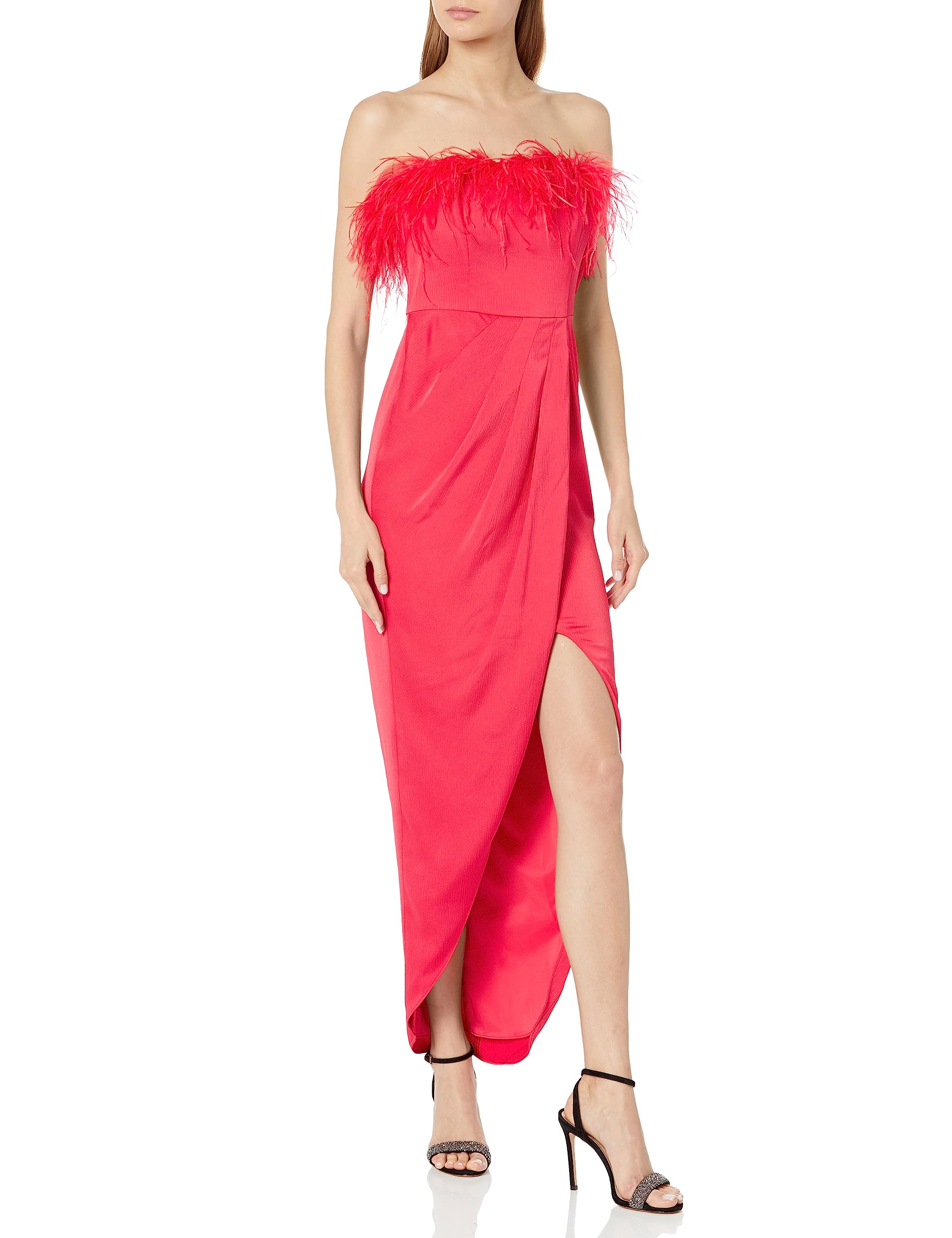 Aidan MattoxWomen's Stretch Satin Strapless Gown