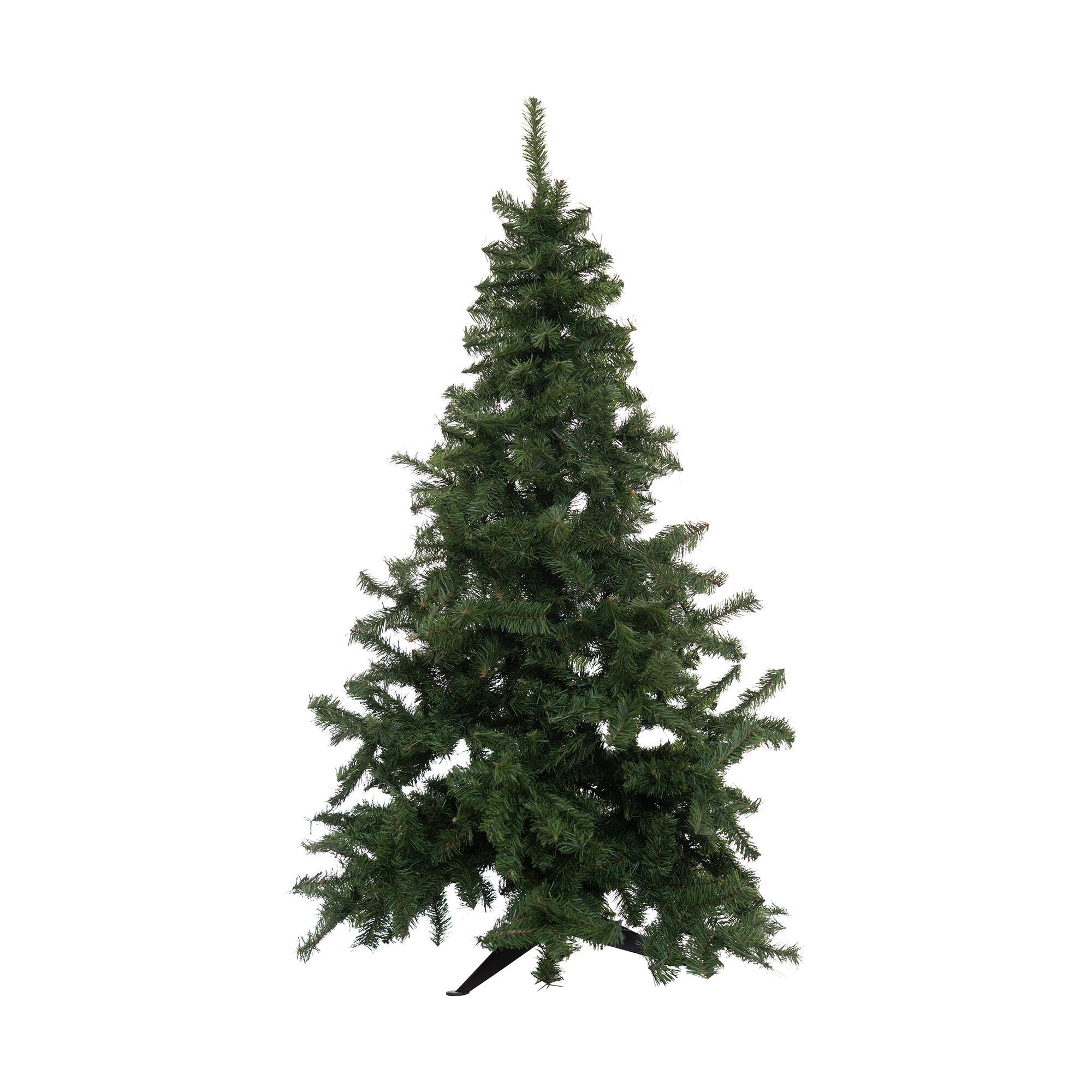 Dmora - Sapin de Noël 150 cm Plaine, Pin Artificiel, Arbre à Effet réel, Sapin de Noël, Made in Italy, 100x100 h150 cm, Vert