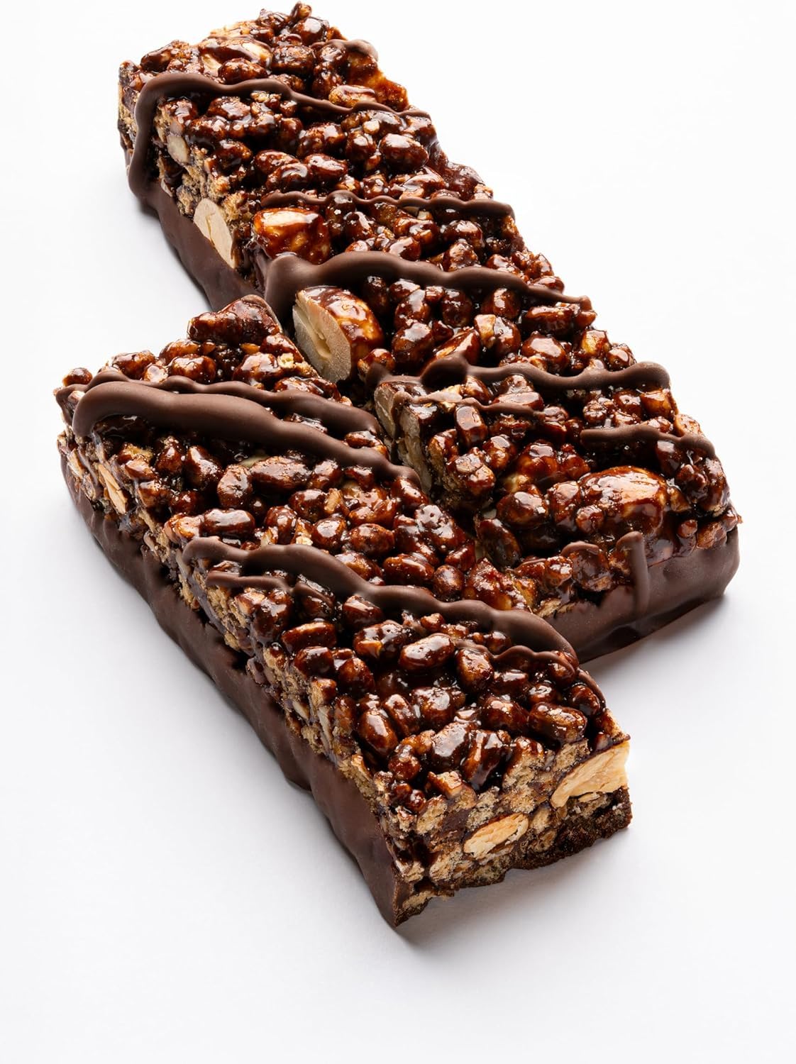 Dinamic Protein- Barritas de Proteína- Chocolate Negro y Frutos Secos- 12g de Proteína por Barrita- Con Probióticos y Fibra- Caja de 12 Unidades- Sin Gluten