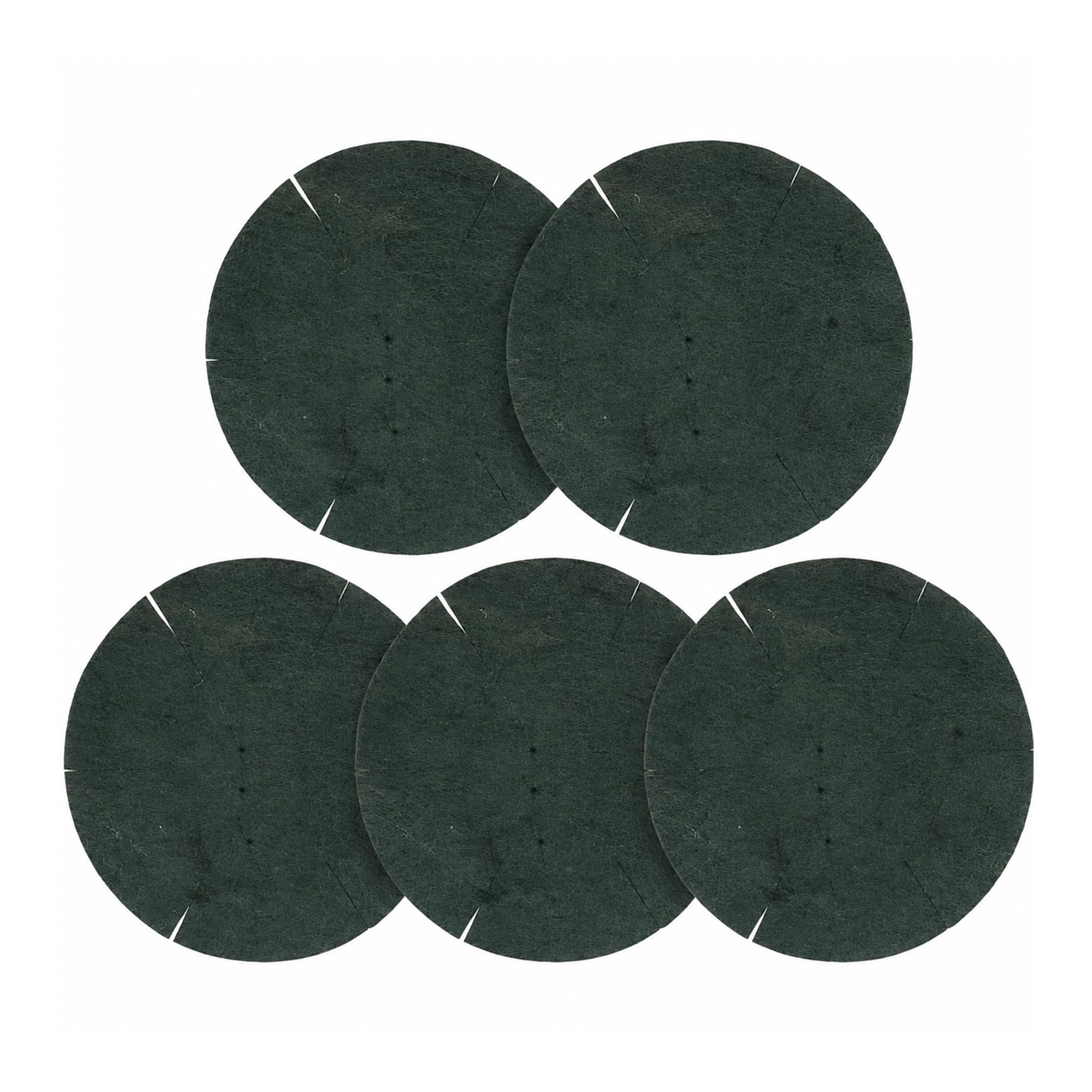 Mr Prime Ltd 5 x Green Natural Jute Hanging Basket Liners 14 Inch – Reusable Gardening Basket Inserts for Hanging Baskets, Flower Pots & Outdoor Garden Planters