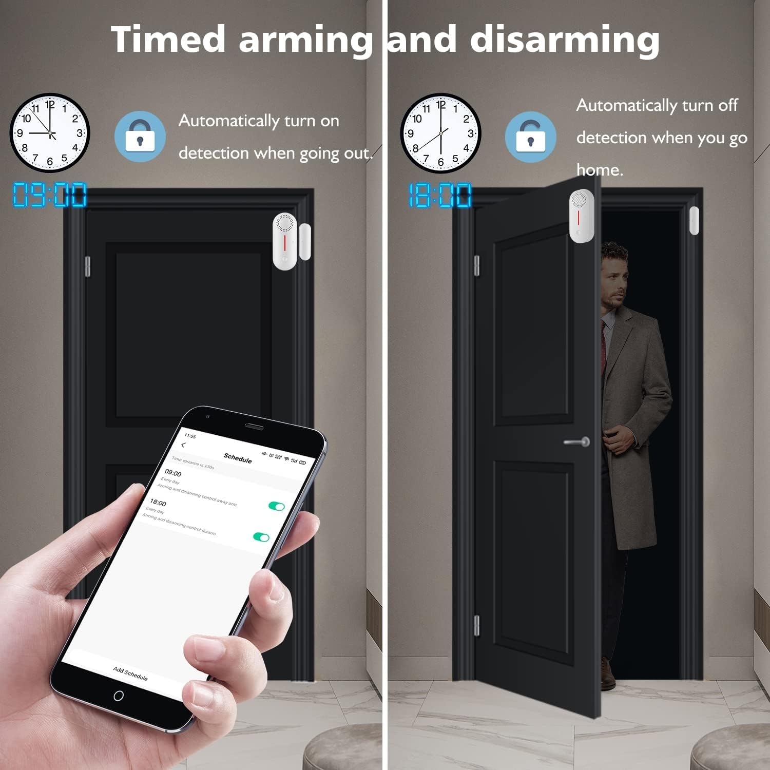 WiFi Door And Window Sensor Alarm, Alarm For Doors