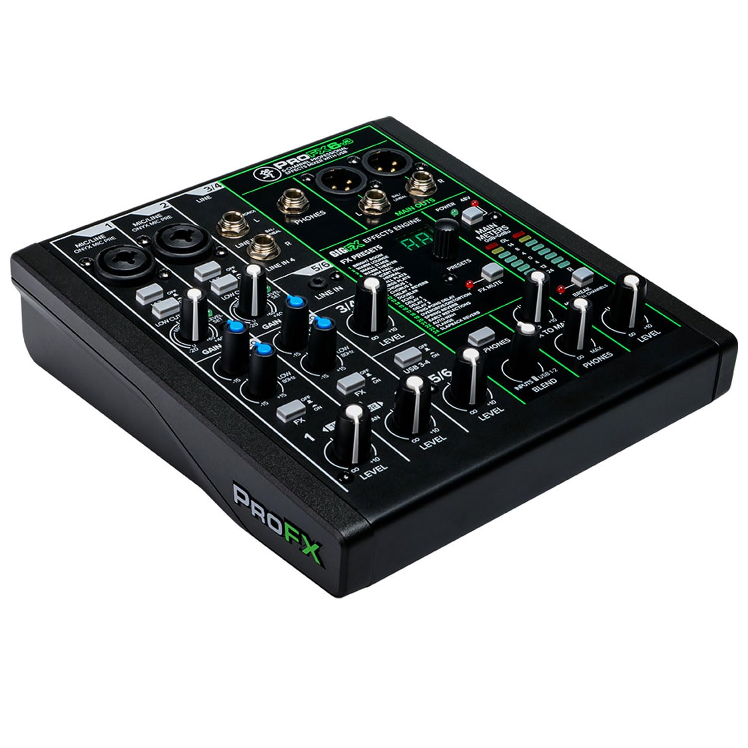 Mackie ProFX6v3 Mischpult 6-kanaliger Analogmixer