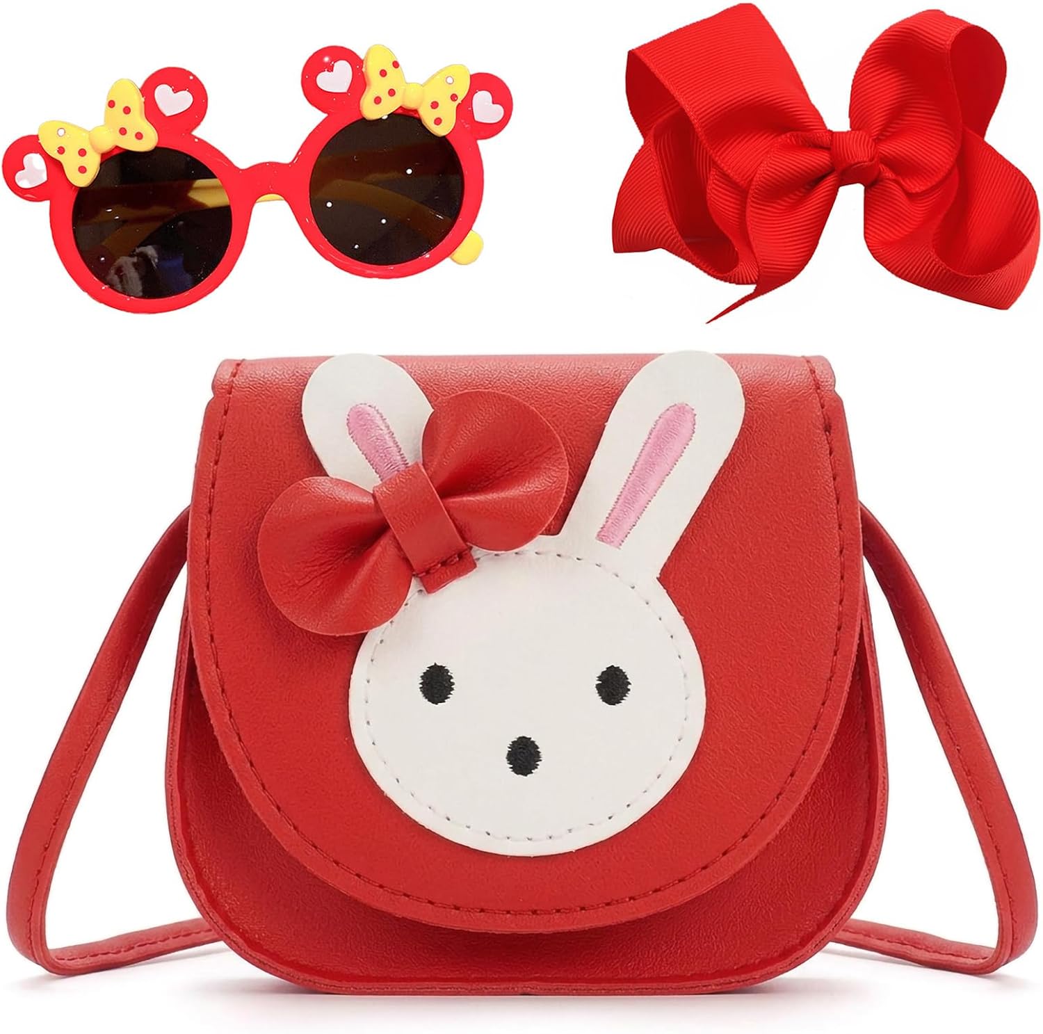 Little Girls Purse, Toddler Kids Crossbody Bags for Girls，Kids Small Coin Purse Pouch New Year Birthday Gift