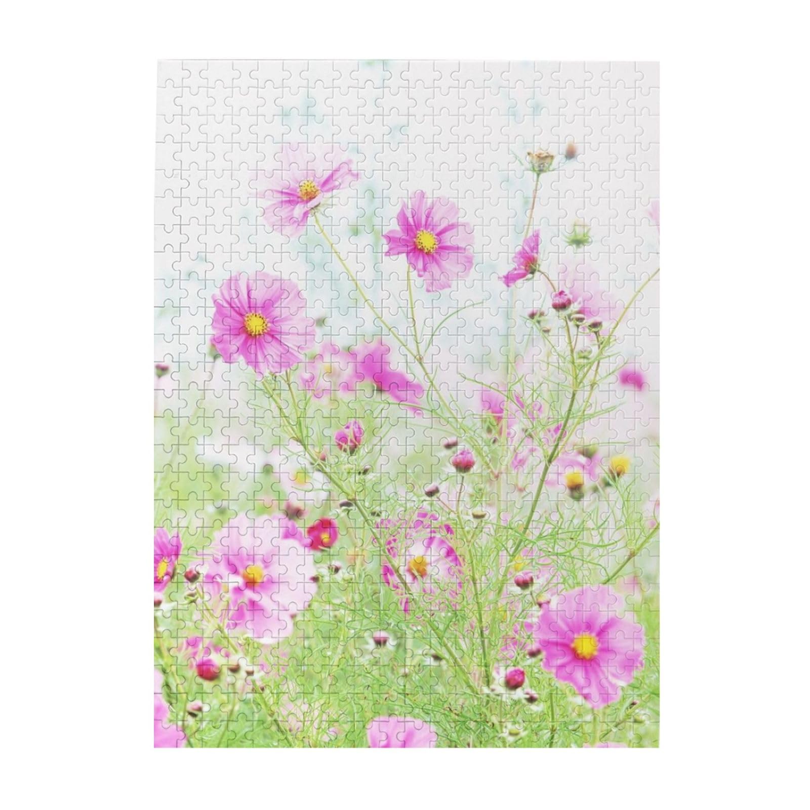 Amazon.co.jp: ジグソーパズル マイクロピース ピンクの花 500