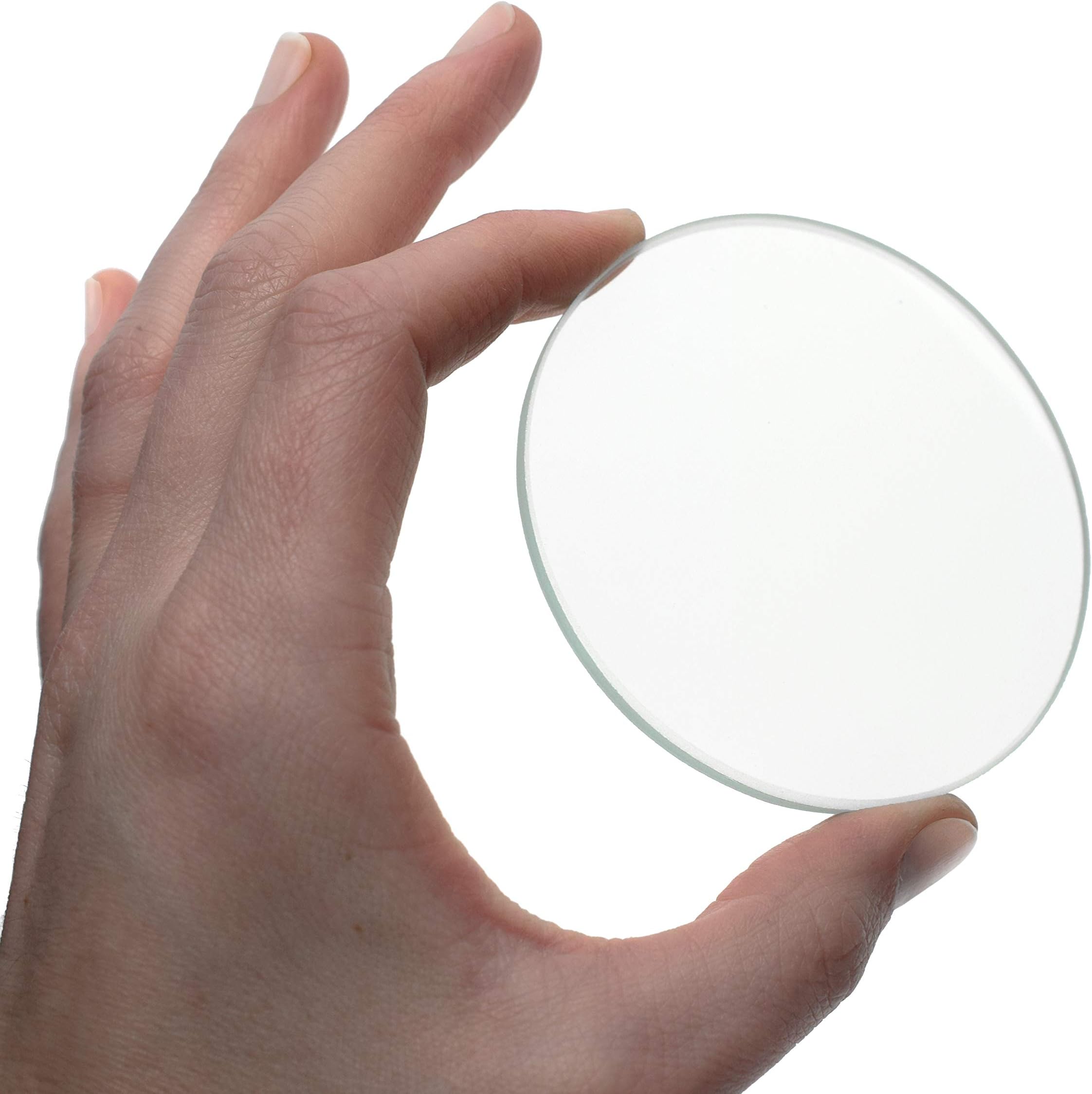 Double Convex Lens, 1000mm Focal Length, 3" (75mm) Diameter - Spherical, Optically Worked Glass Lens - Ground Edges, Polished - Great for Physics Classrooms - Eisco Labs