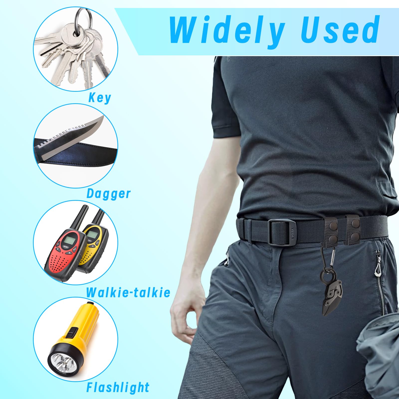 Distanziali Cinturone Tattica Passante Cintura Polizia Passanti per Cinturone Tattico Militare Polizia Accessori per Attrezzatura Cintura Tattica