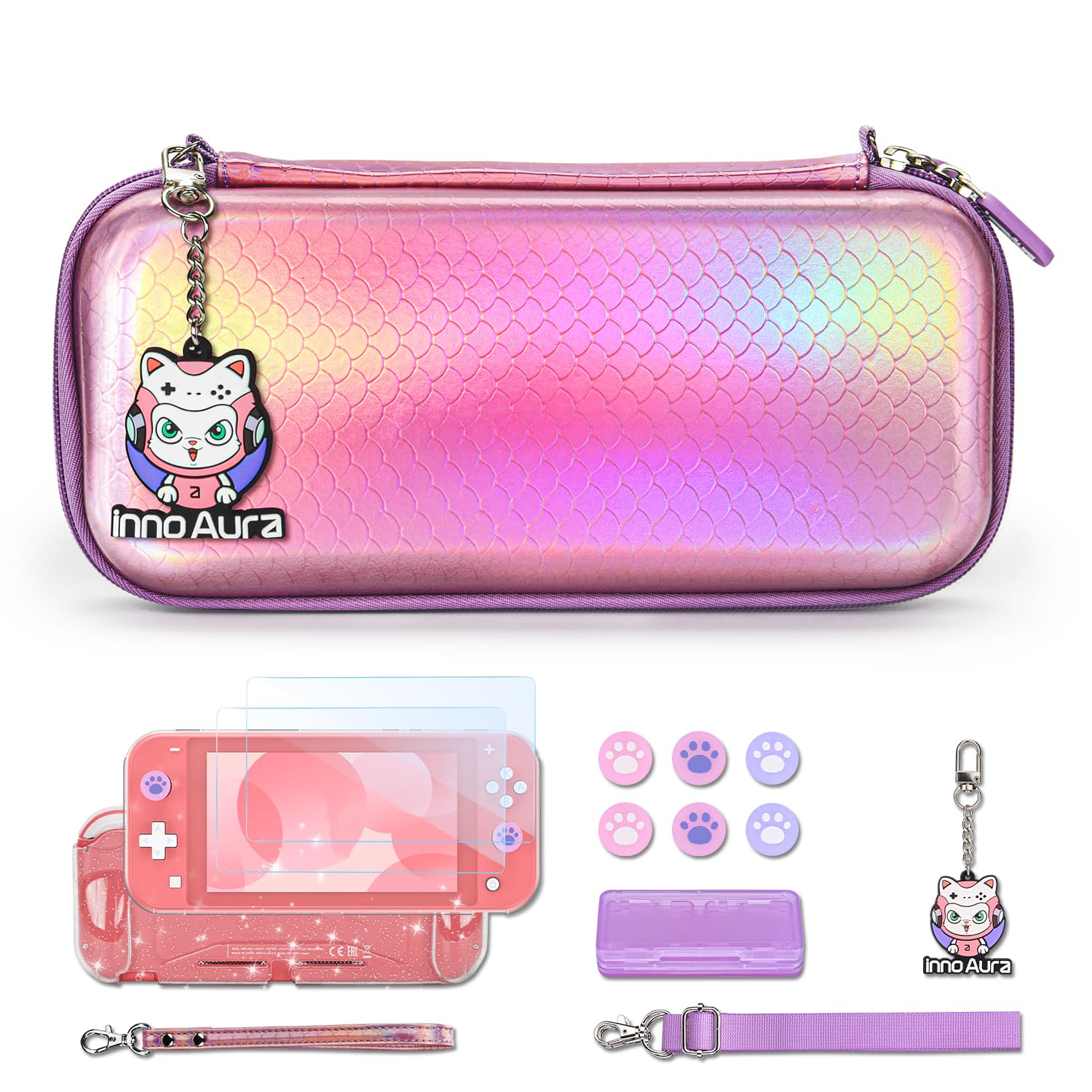 innoAura Switch Lite Accessories Bundle