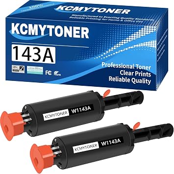 High Yield 143A Compatible Toner Cartridge Replacement for HP 143A W1143A Reload Kit 143AD for Laser Neverstop 1000n 1001nw Printer MFP 1200nw 1201n 1202w 1202nw Ink Cartridge2PK,Total 5000 Pages