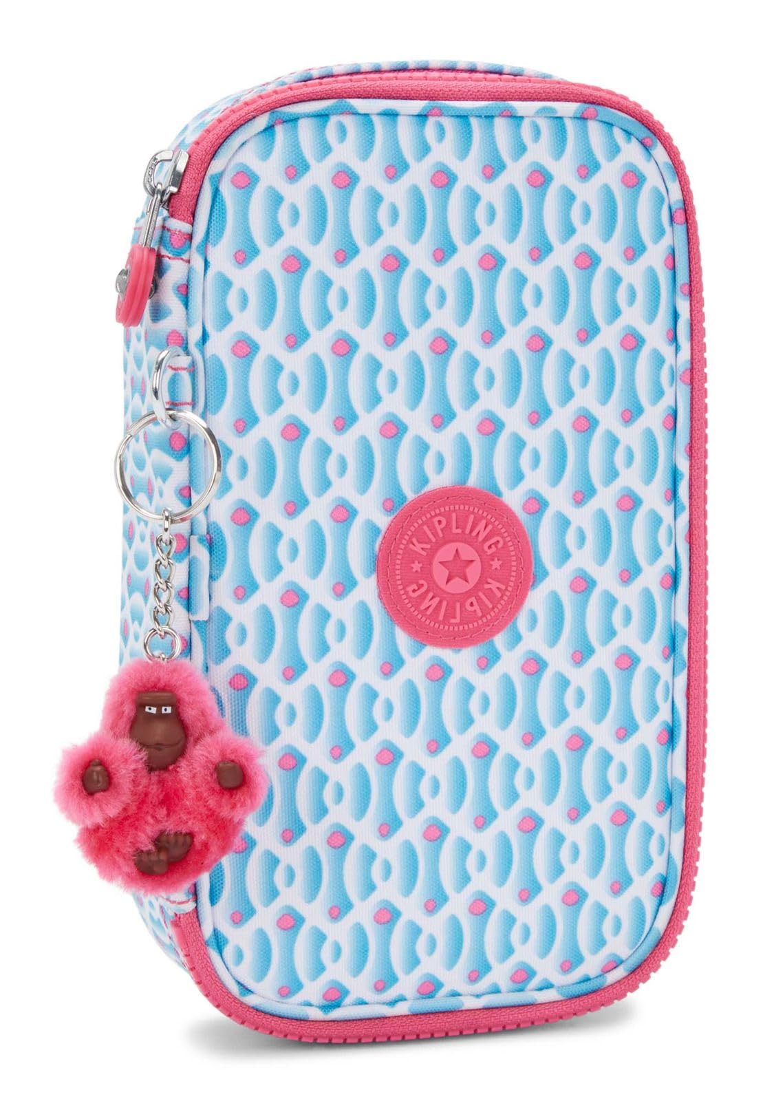 Kipling 50 Pens Estuche Mediano, Estuches, Dreamy Geo C (Azul)