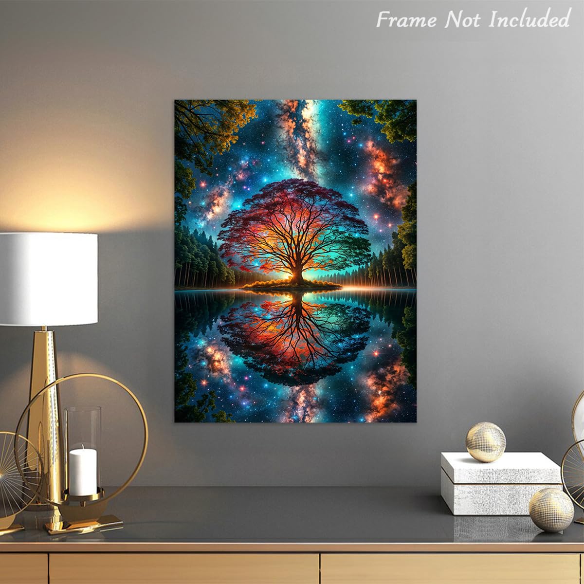 Dazzlewall Abstract Tree of Life Wall Art Picture - Image 3