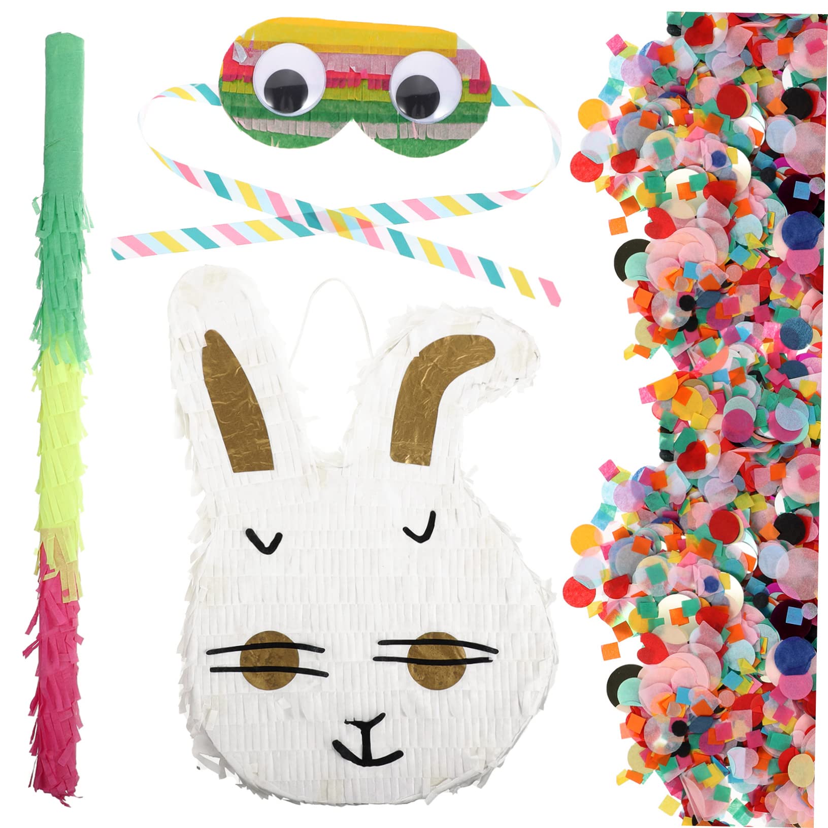 Garneck 1 Set Pinata festa halloween party halloween benda per occhio toy eye mask squishy agitarsi persone puntello del festival di carnevali Forniture per feste di compleanno Carta