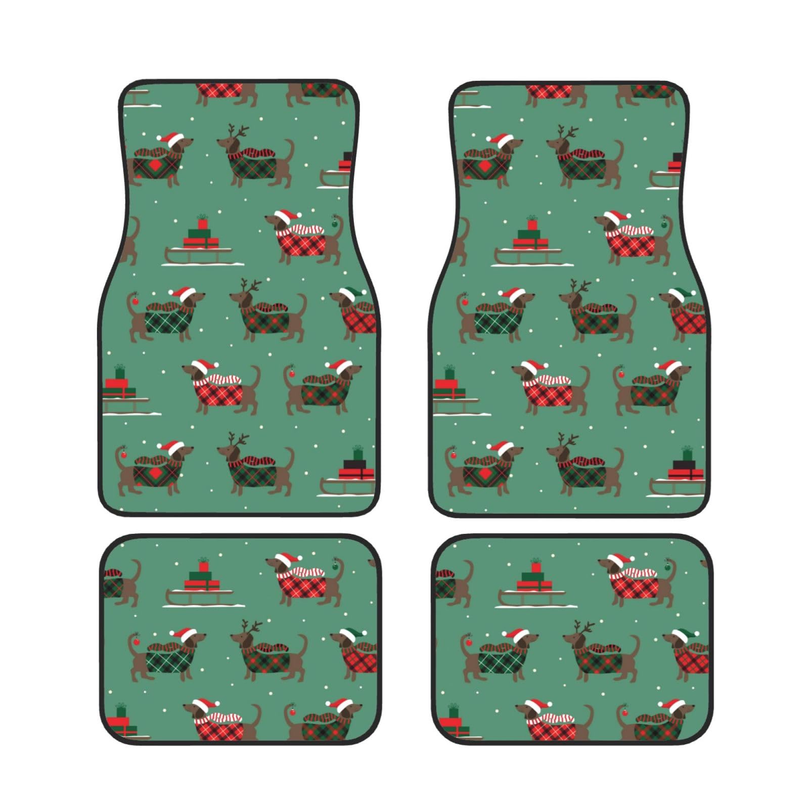 Alfombrillas de coche de perro tejonero para evitar manchas y resbalones 7