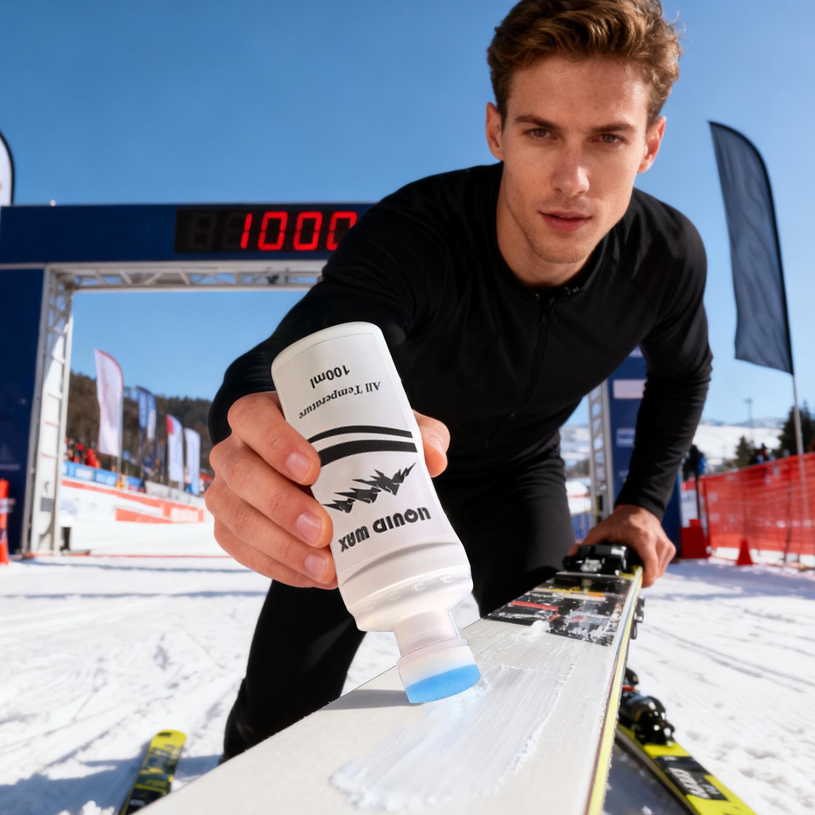 Lubrifiant Pour Ski Fart De Ski 100 Ml - Accessoire De Sports D'hiver Pour Glisse Sans Effort