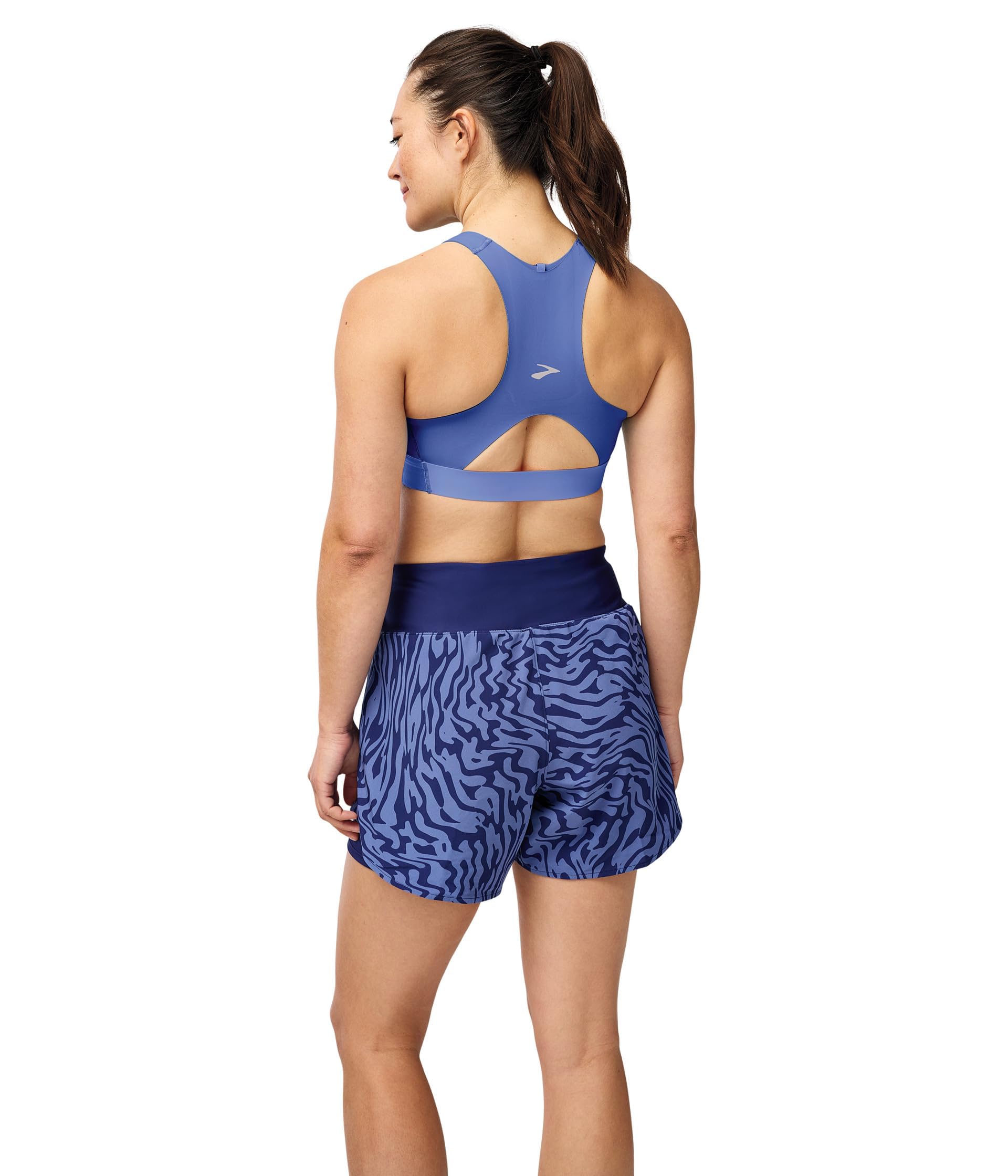 Brooks Damen Racerback Sport-BH, Undurchsichtige