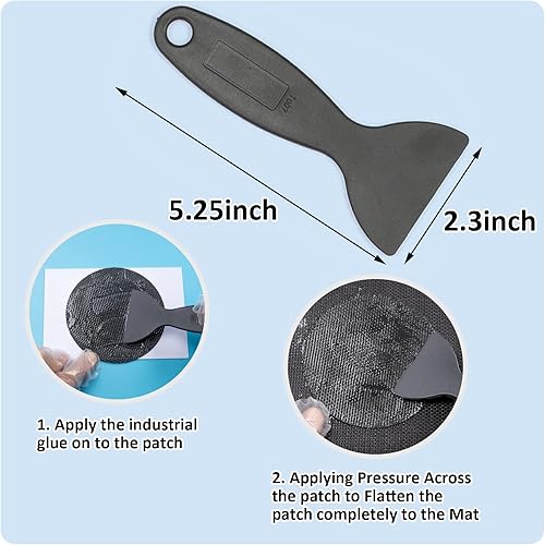 Miniatura 4 de ifeolo Kit de reparación de parches para cama elástica de 3.9in en círculos  Reparación de la alfombrilla de cama elástica o agujero en una