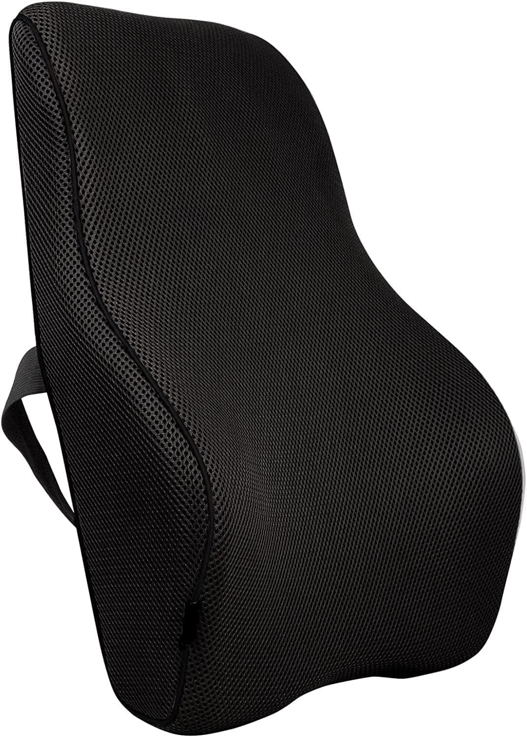 9villa Gel Memory Foam Seat Cushion & Lumbar Support Pillow Combo for Office Chair Car Wheelchair Orthopedic Chair Pad and Back Cushion with Adjustable Straps for Lower Back, Tailbone, Sciatica Relief