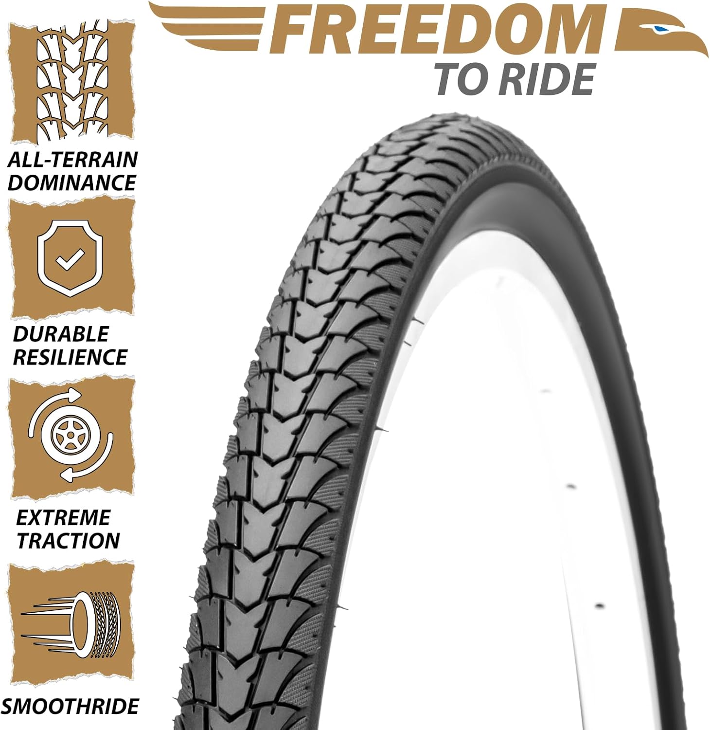 MOHEGIA 700c Gravel Bike Tires Set: 2-Pack 700x38C/700x40C/700Cx42C Folding Bicycle Tires All-Terrain and Pair Inner Tubes with Tire Levers for Off-Road Adventures