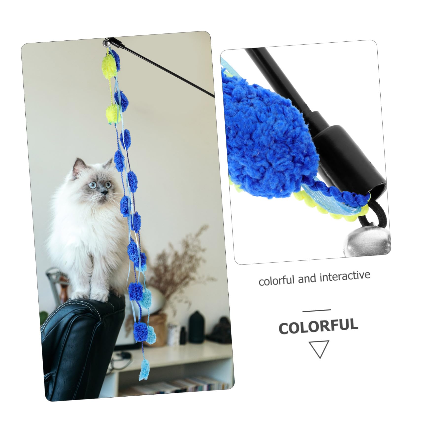 Yardwe 5 Sets Katzenspielzeug Interaktives Katzenspielzeug Für Hauskatzen Kätzchenspielzeug Katzen Katzenprodukte Katzenanreicherung 3 Stück * 5