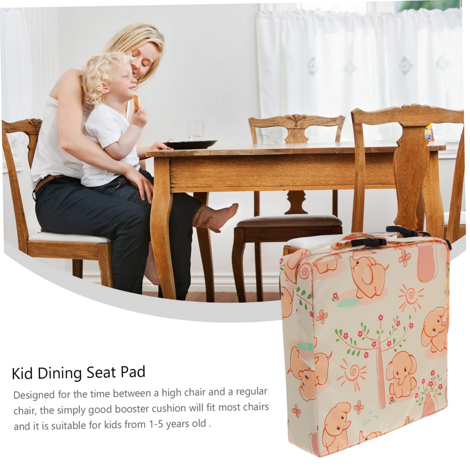 TOYANDONA Cojín Elevador Para Silla De Comedor Colchón Creciente Almohada Para Niños Almohadilla De Aumento De Silla Niño Pequeño Material De Poliéster Impermeable. Viajar Asiento