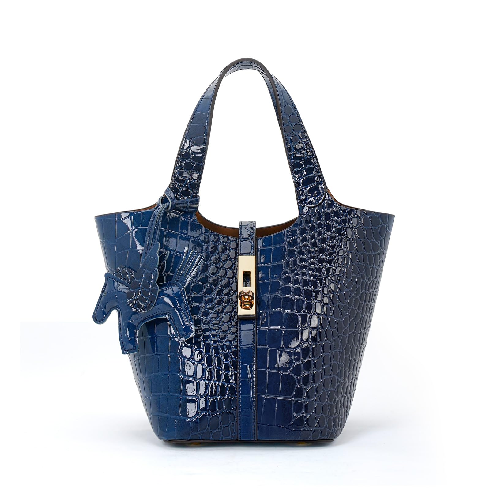 Vegan Leather Bucket Purse
